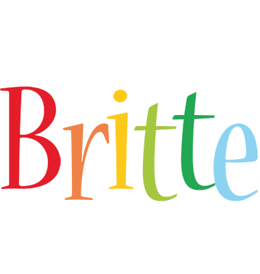 Britte birthday logo