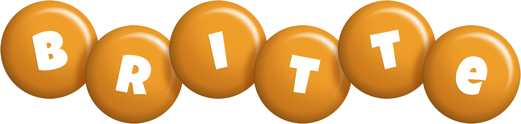 Britte candy-orange logo