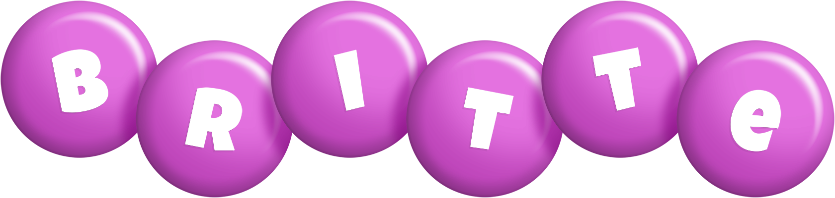 Britte candy-purple logo
