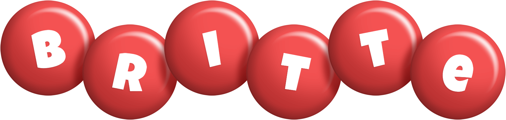 Britte candy-red logo