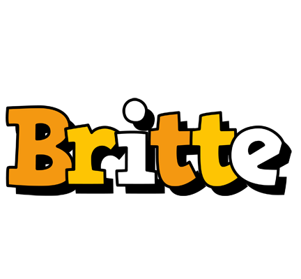 Britte cartoon logo