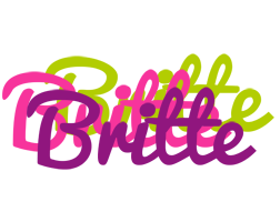 Britte flowers logo