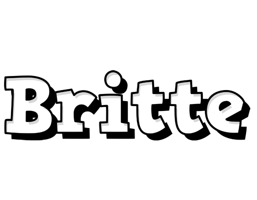 Britte snowing logo
