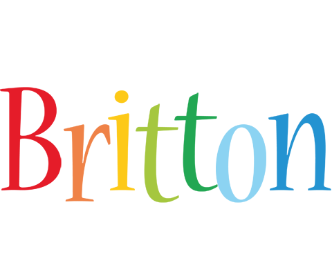 Britton birthday logo