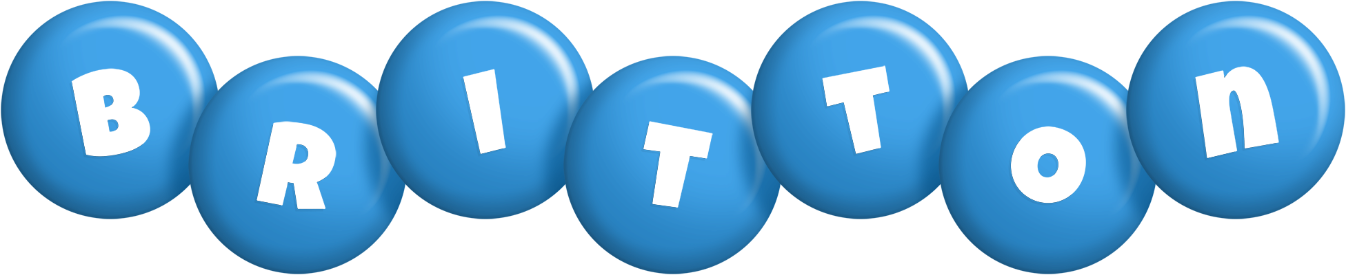 Britton candy-blue logo
