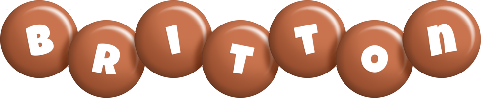 Britton candy-brown logo