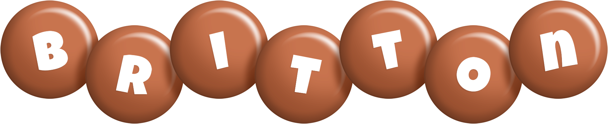 Britton candy-brown logo