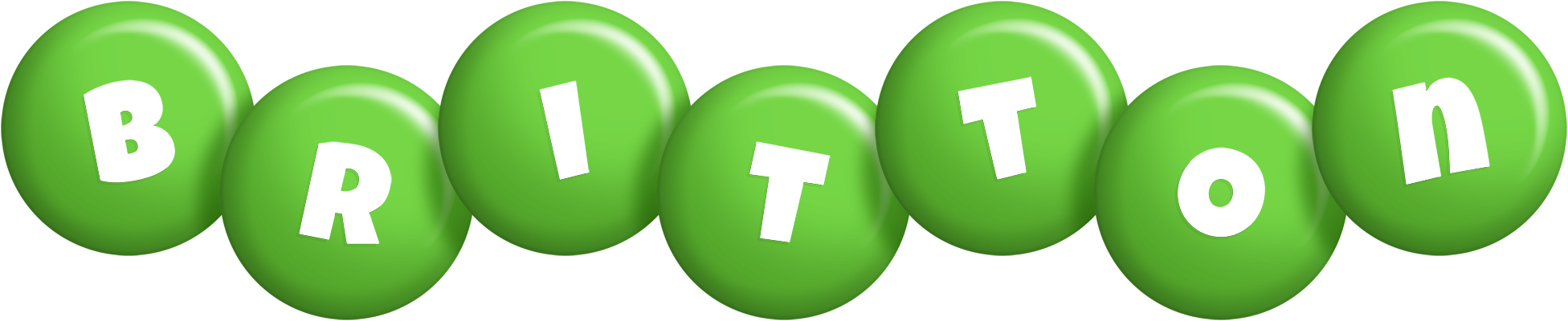 Britton candy-green logo