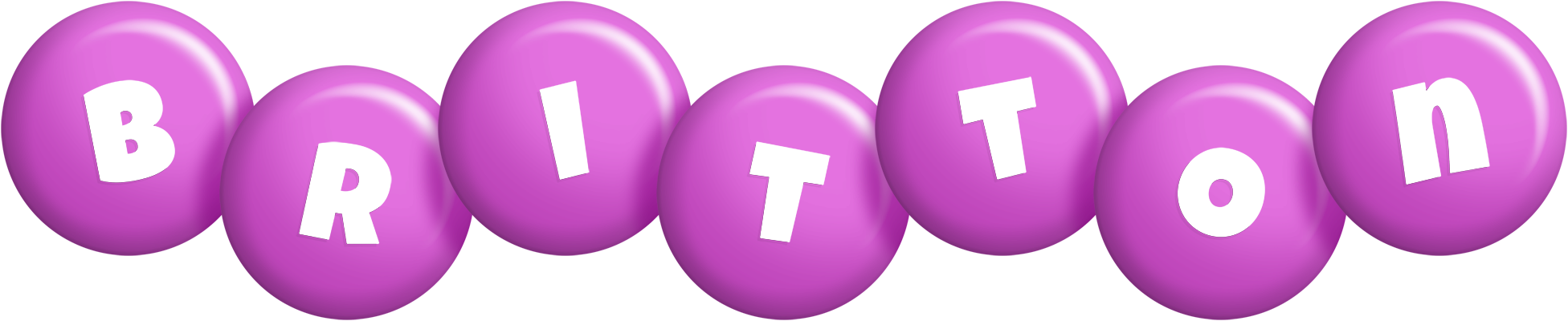 Britton candy-purple logo