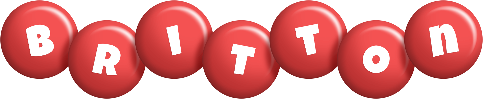 Britton candy-red logo