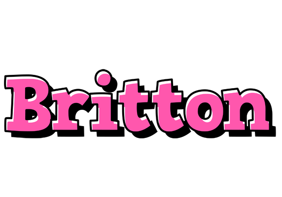 Britton girlish logo