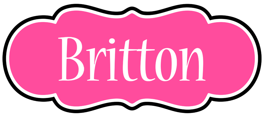 Britton invitation logo