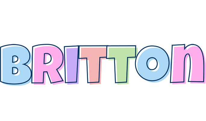 Britton pastel logo