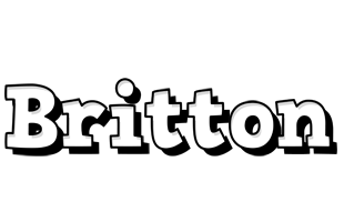 Britton snowing logo