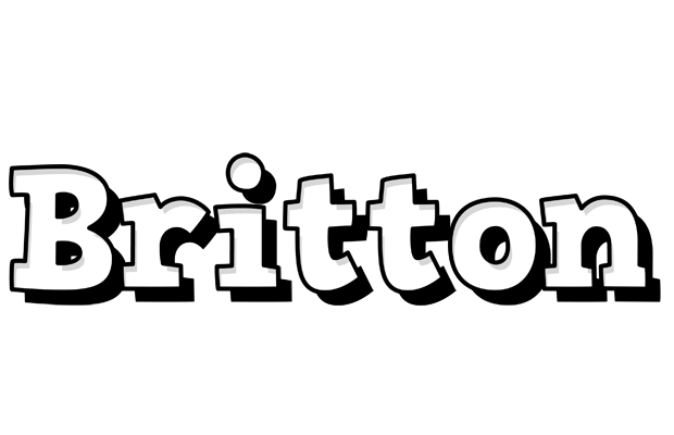 Britton snowing logo