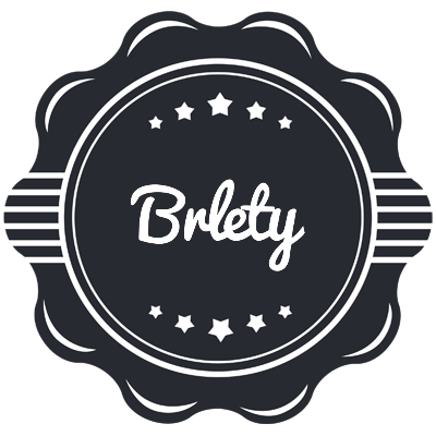 Brlety badge logo