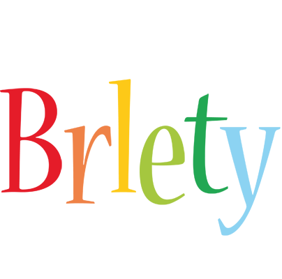 Brlety birthday logo