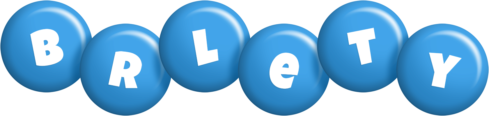 Brlety candy-blue logo