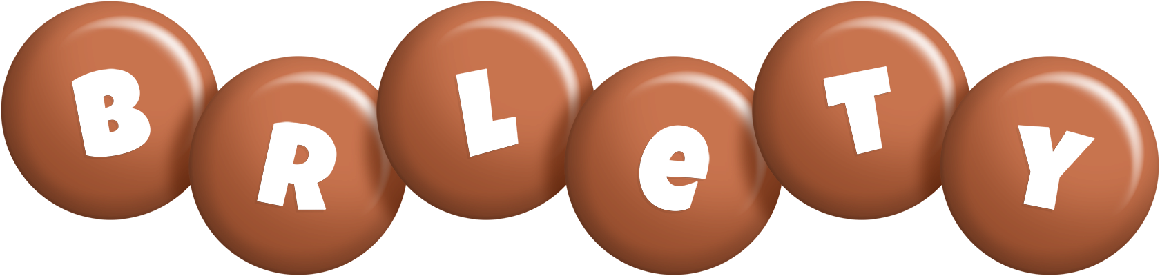 Brlety candy-brown logo