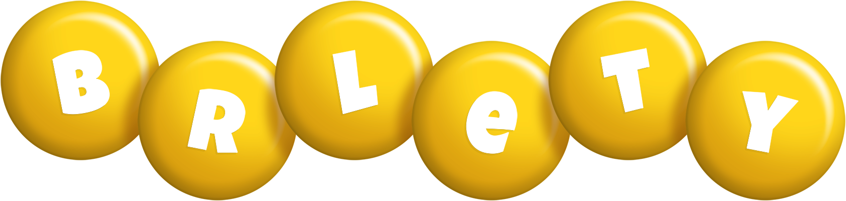 Brlety candy-yellow logo