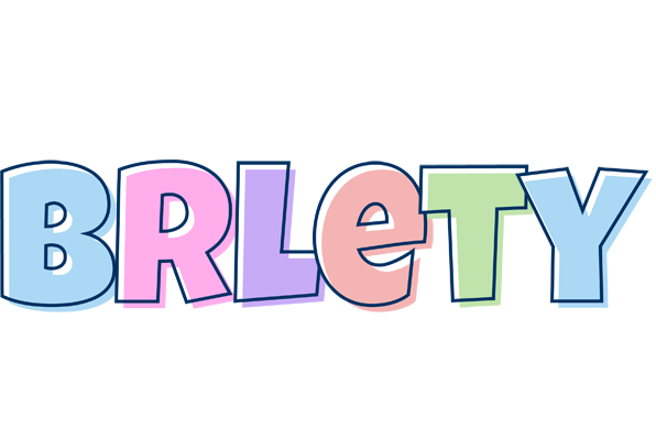 Brlety pastel logo