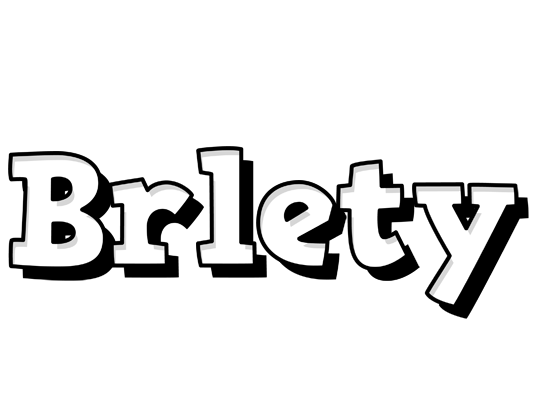Brlety snowing logo