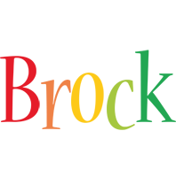 Brock birthday logo