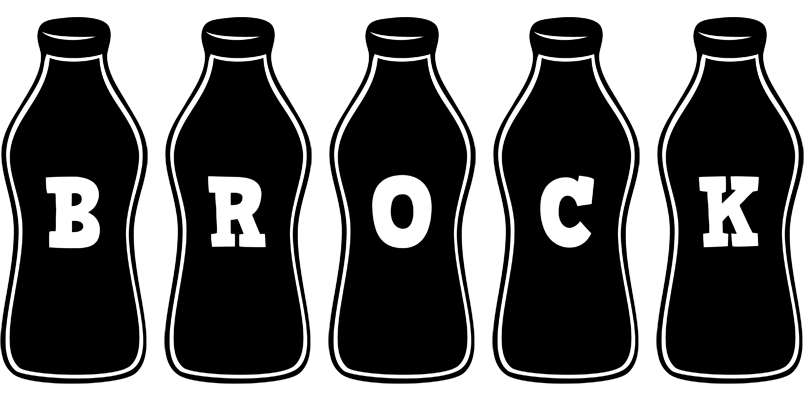 Brock bottle logo