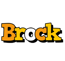 Brock cartoon logo