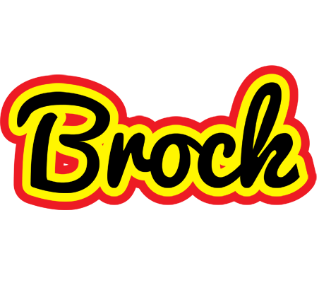 Brock flaming logo