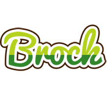 Brock golfing logo