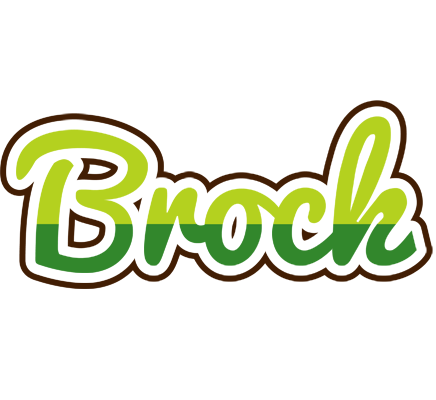 Brock golfing logo