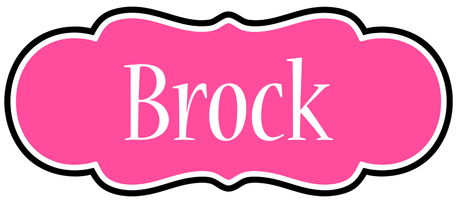 Brock invitation logo