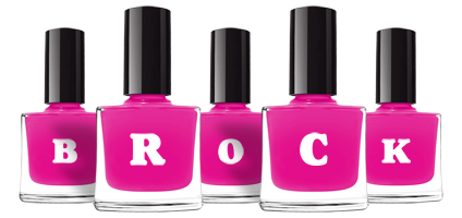 Brock nails logo