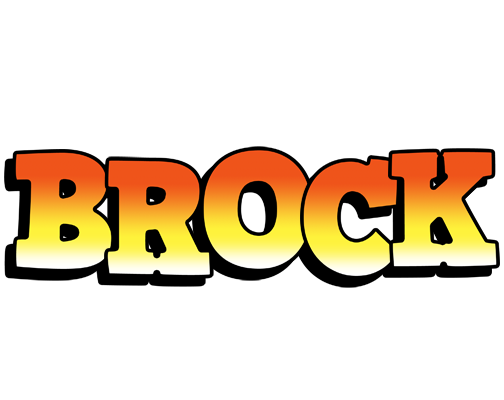 Brock sunset logo