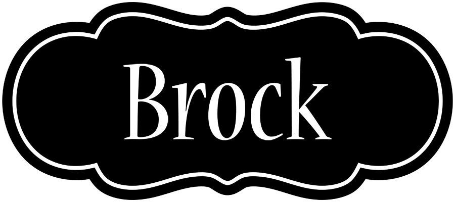 Brock welcome logo