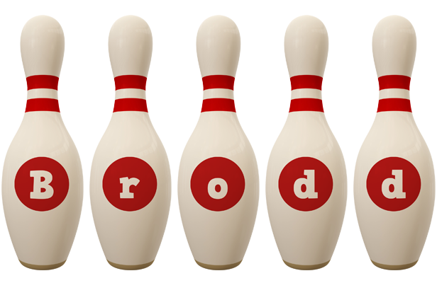 Brodd bowling-pin logo