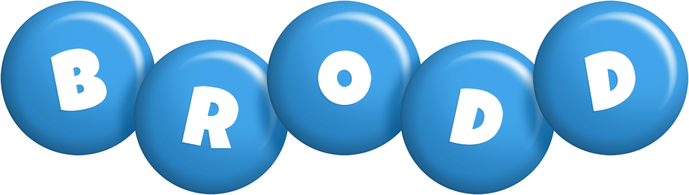 Brodd candy-blue logo