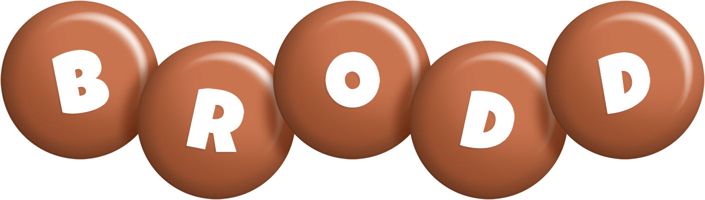 Brodd candy-brown logo