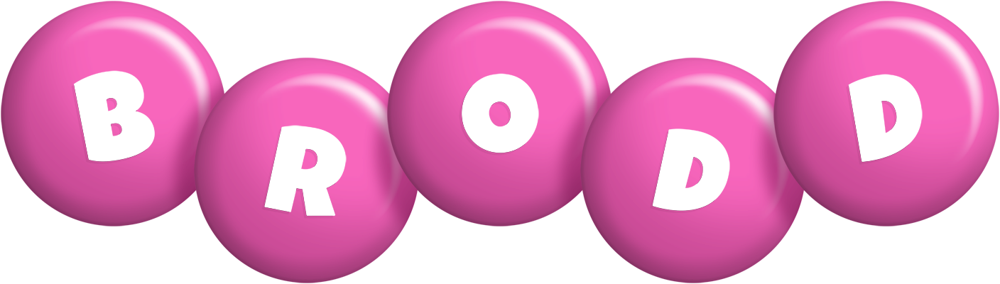Brodd candy-pink logo