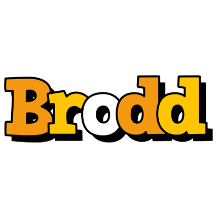 Brodd cartoon logo