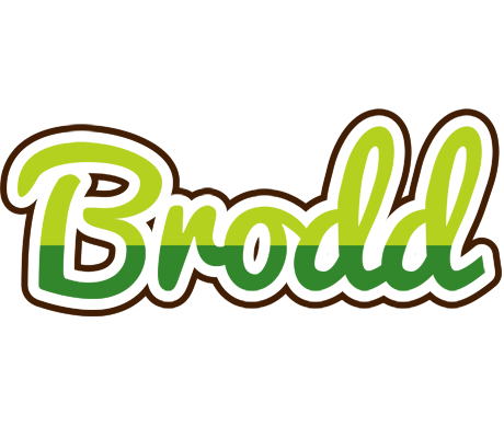 Brodd golfing logo
