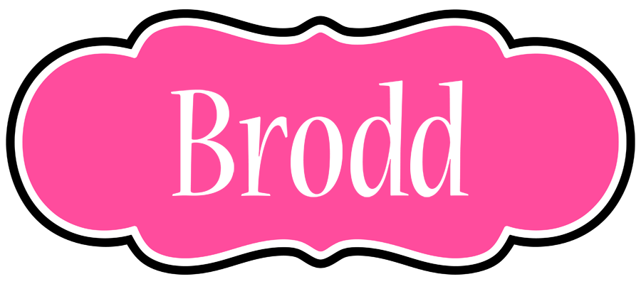 Brodd invitation logo
