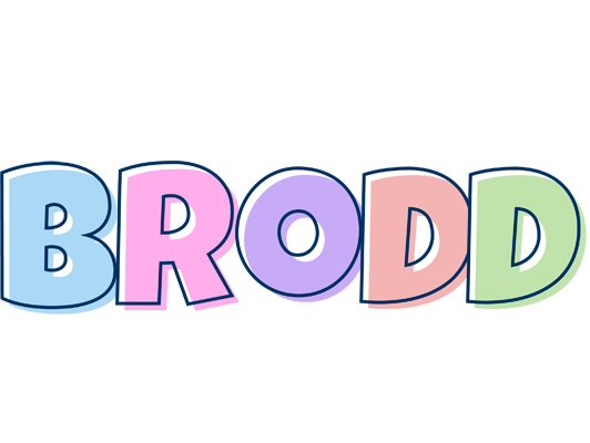 Brodd pastel logo
