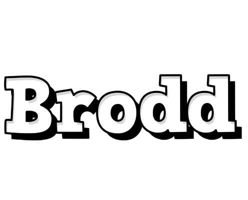 Brodd snowing logo
