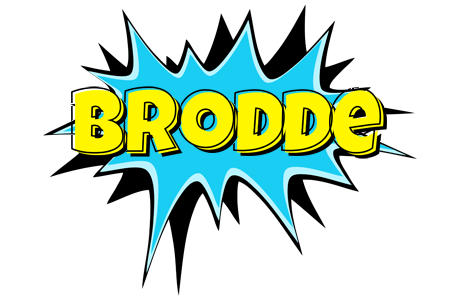 Brodde amazing logo