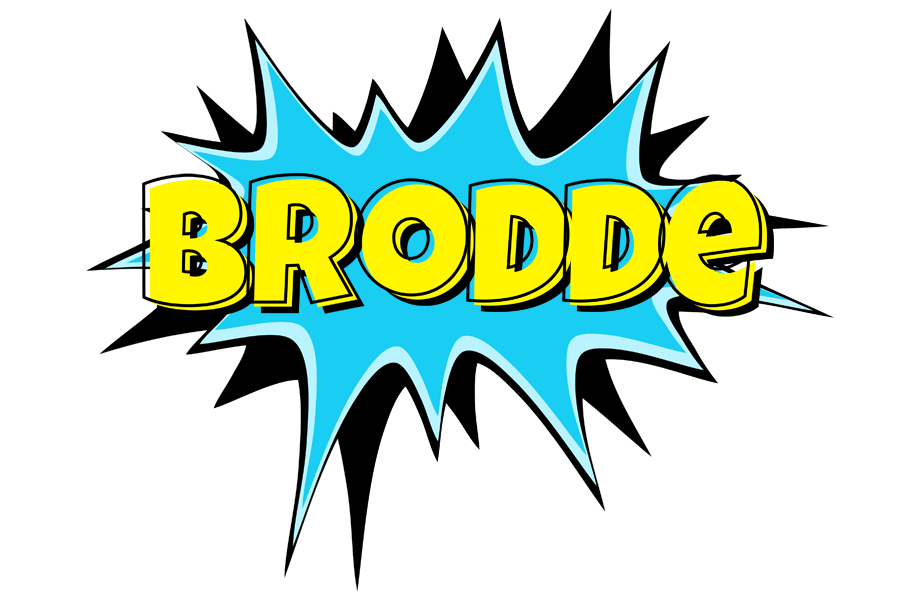 Brodde amazing logo