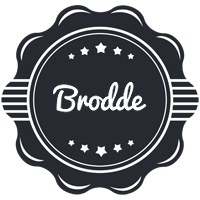 Brodde badge logo