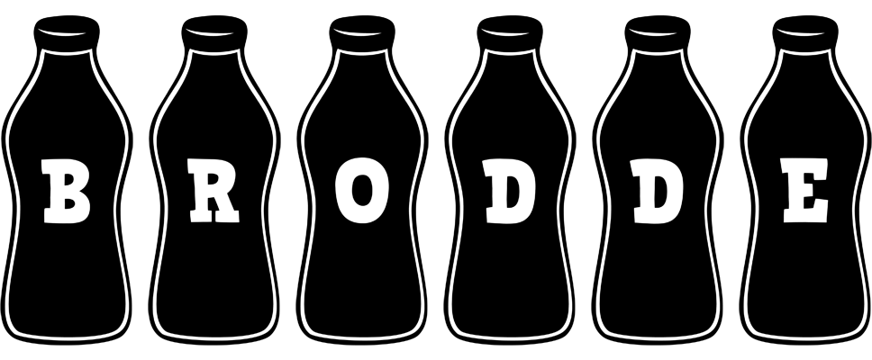 Brodde bottle logo