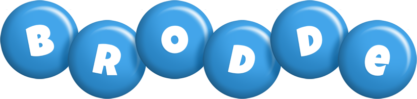 Brodde candy-blue logo